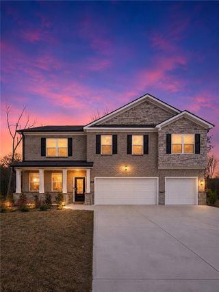 New construction Single-Family house 379 Blue Juniper Cir, Loganville, GA 30052 plan Mansfield - image