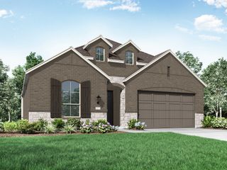 New construction Single-Family house 521 Biscayne Bay Bend, Kyle, TX 78640 Davenport Plan- photo