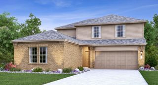 New construction  house 17805 Orchard Oriel Wy, Pflugerville, TX 78660 plan Hudson II 20x20 Garage - image