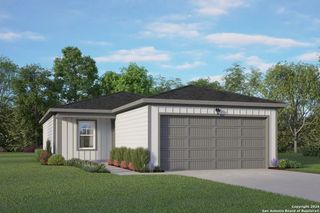 New construction Single-Family house 2538 Dry Moss Way, San Antonio, TX 78224 The Comal A- photo