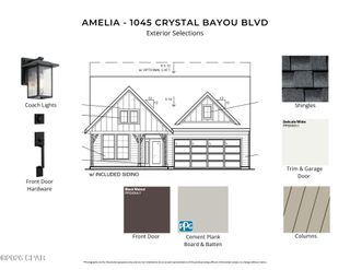 New construction Single-Family house 1045 Crystal Bayou Blvd, Panama City Beach, FL 32407 plan Amelia - image