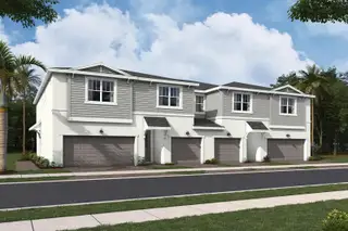 New construction Townhouse house 7074 Brenner Ave, Lake Worth, FL 33467 plan Hawthorn - image