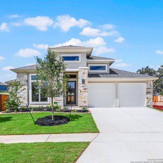 New construction Single-Family house 1859 Front Porch Avenue, Canyon Lake, TX 78132 Design 2586W- photo