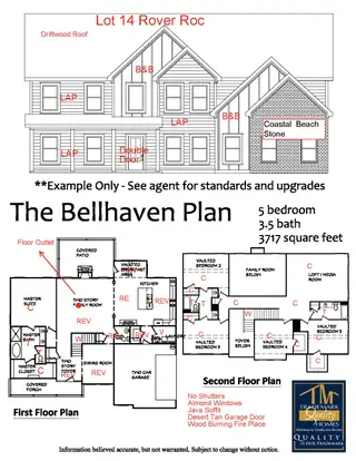 New construction Single-Family house 2620 Williamson Rd, Williamson, GA 30292 plan Bellhaven - image