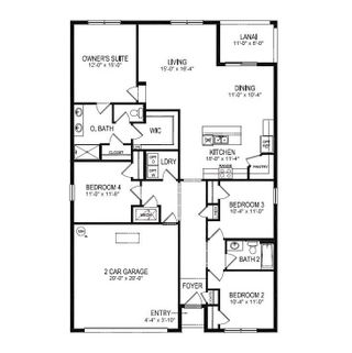 New construction  house 1910 Walnut Creek Dr, Kissimmee, FL 34744 plan CALI - image