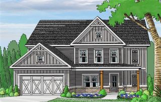 New construction Single-Family house 1280 Birch Wy, Loganville, GA 30052 plan (GA)Hayden A.3 3 Side Entry - image