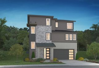 New construction Single-Family house 10924 Stanza Ln, Lone Tree, CO 80134 plan 3622 Josie Elevation C - Hip Slope Contemporary - image