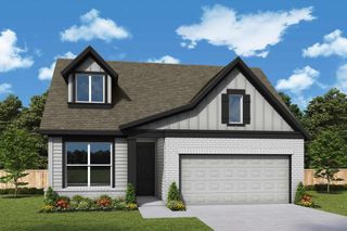 New construction Single-Family house 1935 El Pino St, Todd Mission, TX 77316 plan The Carrollton - image