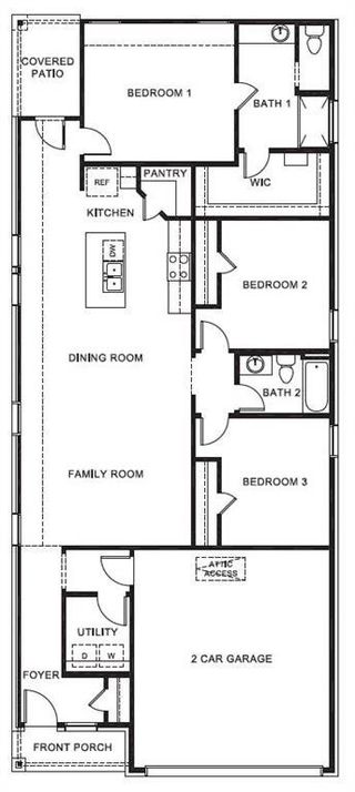 New construction Single-Family house 654 Capstone Circle, Granbury, TX 76048 Diana - photo