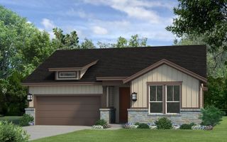 New construction  house 214 Olive Blossom Trl, San Marcos, TX 78666 plan Albany - image