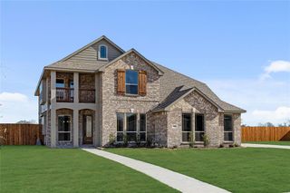 New construction Single-Family house 590 Crystal Lake Ln, Red Oak, TX 75154 plan Magnolia III Side Entry - image