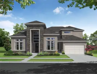 New construction house 25107 Golden Tallgrass Dr, Katy, TX 77493 plan Venetian - image