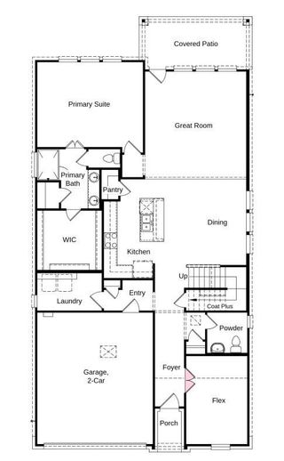 New construction  house 225 Coyote Willow Wy, Georgetown, TX 78633 plan Jacinta - image