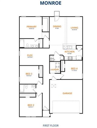 New construction Single-Family house 150 Lost Crk Trl, Abilene, TX 79602 plan Monroe - image