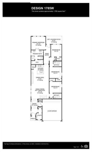 New construction Single-Family house 233 Pintail Ln, Rhome, TX 76078 1785W- photo