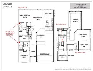 New construction house 172 Grand Canyon Wy, Kyle, TX 78640 plan Koblenz - image