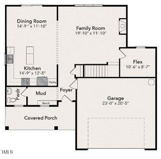 New construction Single-Family house 55 Slate Top Road, Clayton, NC 27520 The Magnolia- photo