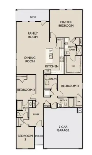 New construction Single-Family house 31335 Gayle Prairie Oaks St, Waller, TX 77484 plan Prism - image