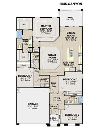 New construction Single-Family house 1845 Sam Cir, Harlingen, TX 78552 plan Canyon - image