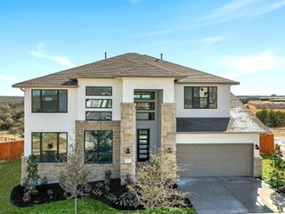 New construction Single-Family house 105 Rightfield Dr, Liberty Hill, TX 78642 plan The Cooper - image