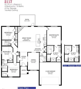 New construction Single-Family house 14153 Segovia St, Spring Hill, FL 34609 plan 2117 - image