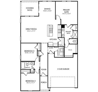 New construction Single-Family house 114 Blooming Meadow Rd, Piedmont, SC 29673 plan Chandler - image