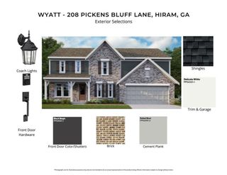 New construction Single-Family house 208 Pickens Bluff Ln, Dallas, GA 30157 plan Wyatt - image