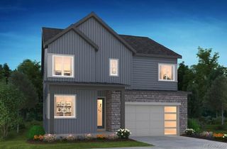 New construction Single-Family house 1264 Stillspring Ln, Castle Pines, CO 80108 plan 3674 Cameron Elevation Modern Ranch - image