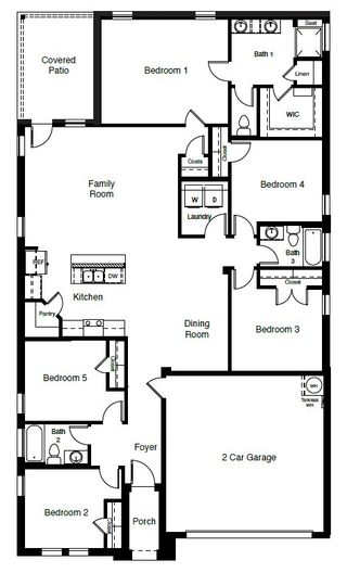 New construction Single-Family house 110 Sisal Ln, Rhome, TX 76078 plan Las Cruces - image