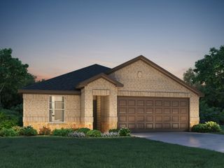 New construction Single-Family house 12103 Meandering Stream Dr., Mont Belvieu, TX 77523 The Callaghan (830)- photo