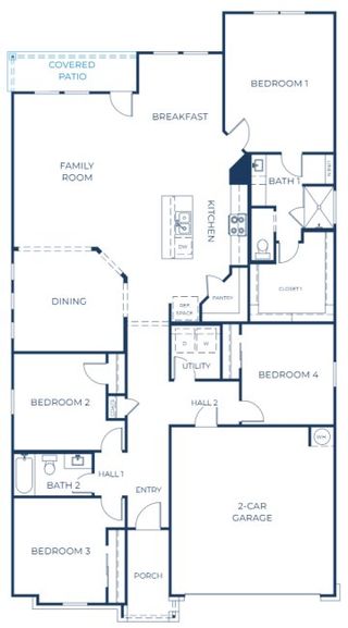 New construction Single-Family house 2025 Clays Creek Ln, Temple, TX 76502 plan Medina - image