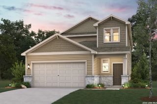 New construction  house 9955 Chavaneaux Lndg, San Antonio, TX 78221 plan Riley - 2511 - image