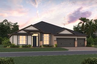 New construction Single-Family house 3011 Solace Wy, Orlando, FL 32820 plan Brookhaven Fl - image
