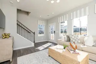 New construction Townhouse house 1047 Bullpen Blfs, Lawrenceville, GA 30043 plan The Quinn - image