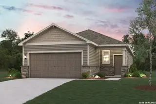 New construction  house 4834 Sahara Vlys, San Antonio, TX 78222 plan Easton - 1388 - image