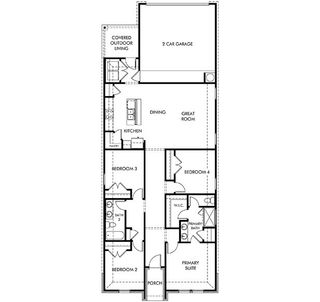 New construction Single-Family house 117 Rock Daisy Trl, Hutto, TX 78634 plan The Coronado (740) - image
