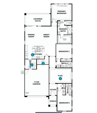 New construction Single-Family house 19339 S 213Th Way, Queen Creek, AZ 85142 Plan 4023 Exterior A- photo