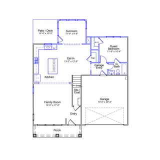 New construction Single-Family house 4919 Kinship Cir, Leland, NC 28451 plan Edisto - image