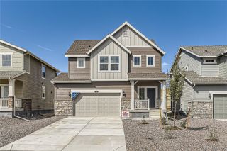 New construction Single-Family house 774 Yankee Boy Loop, Elizabeth, CO 80107 Flatiron- photo