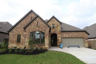 New construction Single-Family house 12222 Grassy Bend Dr, Mont Belvieu, TX 77523 plan The Bluffstone - image