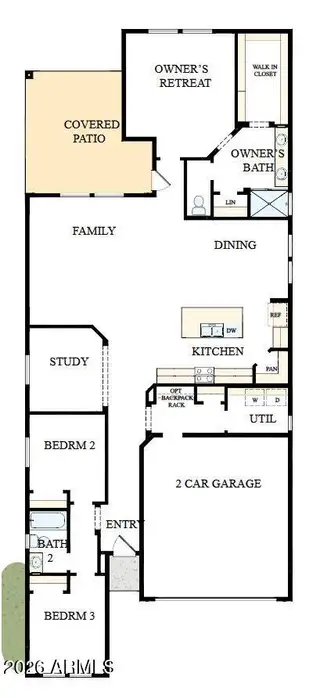 New construction Single-Family house 2921 E Mission Ln, San Tan Valley, AZ 85140 plan The Castello - image