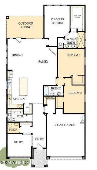 New construction Single-Family house 33042 N 131St Drive, Peoria, AZ 85383 The Westward- photo