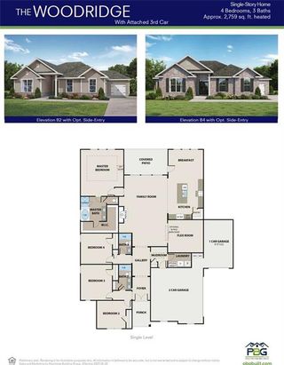 New construction Single-Family house 132 Patillo Mnr, Stockbridge, GA 30281 plan Woodridge - image
