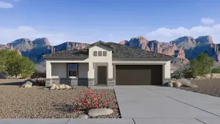 New construction Single-Family house 8445 W Gehrig Wy, Florence, AZ 85132 plan Texas Cali - image