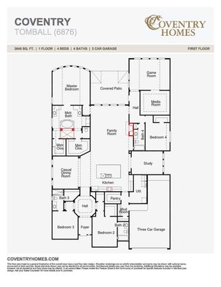 New construction  house 41810 Hubbard St, Todd Mission, TX 77316 plan Tomball - image