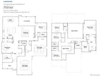 New construction Single-Family house 3844 Treadway Point, Castle Rock, CO 80108 Palmer- photo