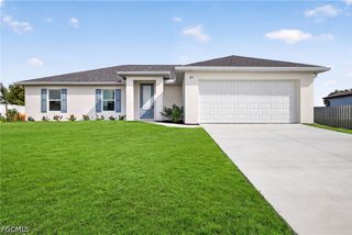 New construction Single-Family house 615 Nw 29Th St, Cape Coral, FL 33993 plan The Sunset Harbor - image