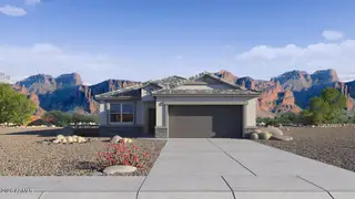 New construction Single-Family house 5521 E Button Ln, San Tan Valley, AZ 85140 - image