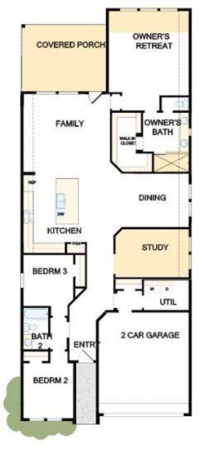 New construction house 42532 Edmund Rucker Ln, Magnolia, TX 77354 plan The Baileywood - image