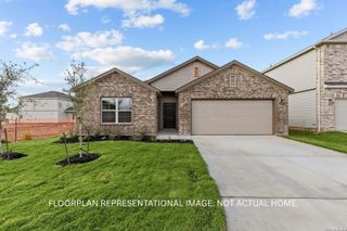 New construction Single-Family house 7808 Blue Jadeite, San Antonio, TX 78263 plan Pizarro - image